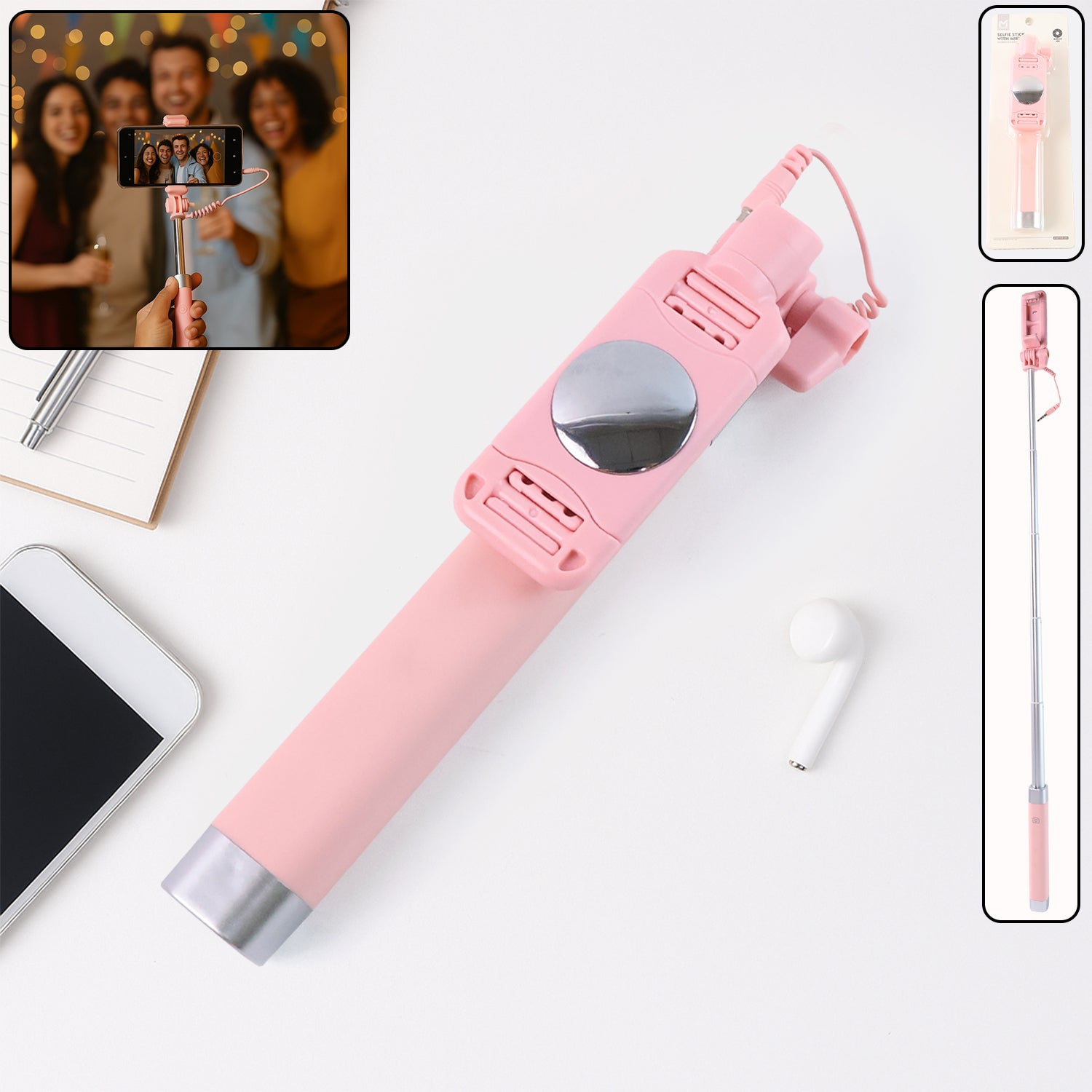 Wired Selfie Stick Wired Selfie Stick
